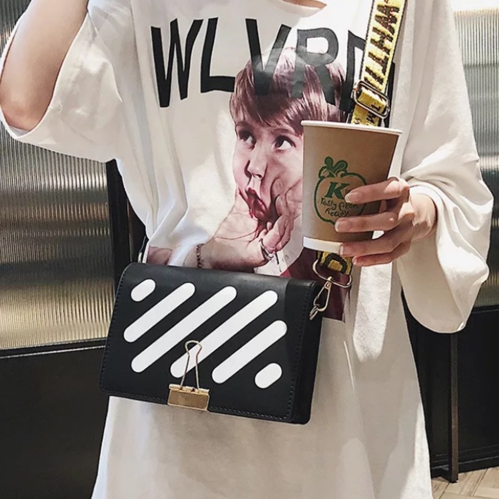 Graphic crossbody bag